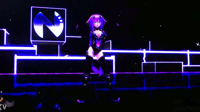 Big-Titted Purple Heart Gets Fucked Hard in Hyperdimension Neptune MMD Scene