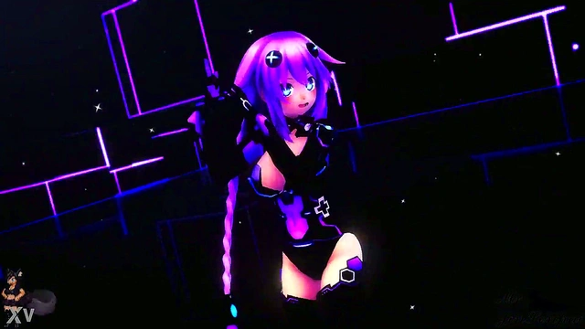 Big-Titted Purple Heart Gets Fucked Hard in Hyperdimension Neptune MMD Scene