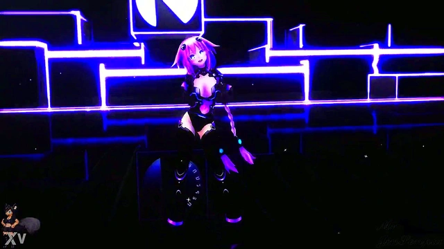 Big-Titted Purple Heart Gets Fucked Hard in Hyperdimension Neptune MMD Scene