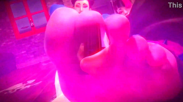 Horny Femdom Goddess Facesits & Pegs Chastised Slave In Anime Heat