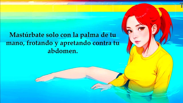 Naughty JOI Hentai Pool Party – Foot Fetish Fun & Jerk-Off Challenge