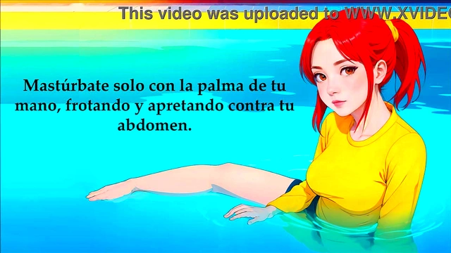 Naughty JOI Hentai Pool Party – Foot Fetish Fun & Jerk-Off Challenge