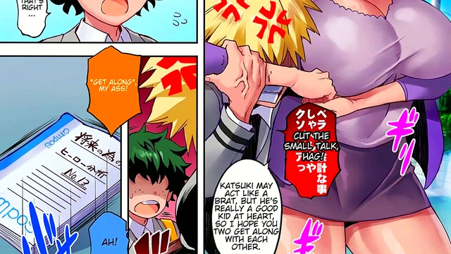 Bakugo's Mom Returns for MILF Cartoon Netorare Fuck Fest