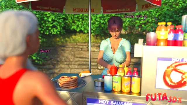 Hot Futanari GF Gets Fucked Hard In Doggy Style By Big Dicked Lover