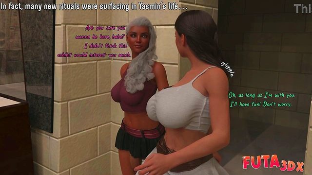 Hot Futanari GF Gets Fucked Hard In Doggy Style By Big Dicked Lover