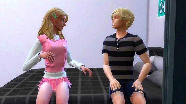 Blonde Stepsister Loses Virginity to Stepbrother in HOT 3D Anime Scene