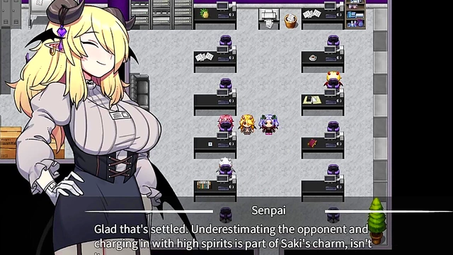 Succubus Secretary Fingers & Masturbates In Sexy Corporate Fantasy Part 2