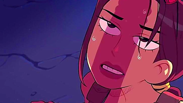 Lara's Anime Tomb Raider Gets Fucked Hard With Big Dick Blowjob Creampie