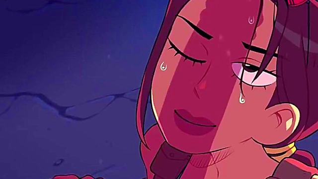 Lara's Anime Tomb Raider Gets Fucked Hard With Big Dick Blowjob Creampie