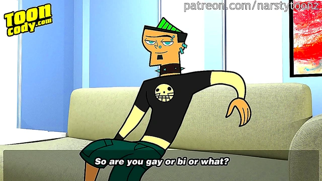 Duncan from Total Drama Island Gets Animated in Yaoi Cartoon Casting Session