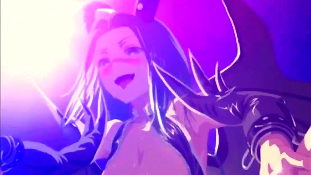 Big-Titted Anime Babe Rocks Out in Uncensored Heavy Metal PMV