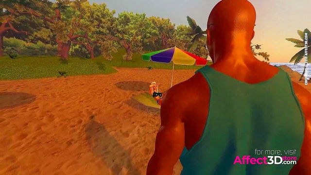 Futuristic Futa Fantasy – Big-Titted Anime Babe fucks Guy Hardcore Outdoors