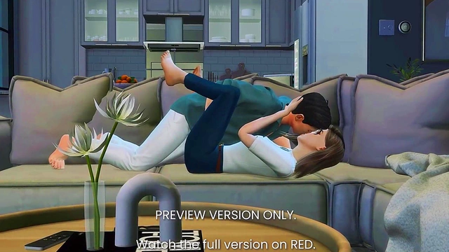3D Hentai Art Professor Seducing Student in Sims-Like Love Story Scene