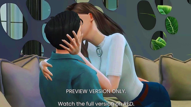 3D Hentai Art Professor Seducing Student in Sims-Like Love Story Scene