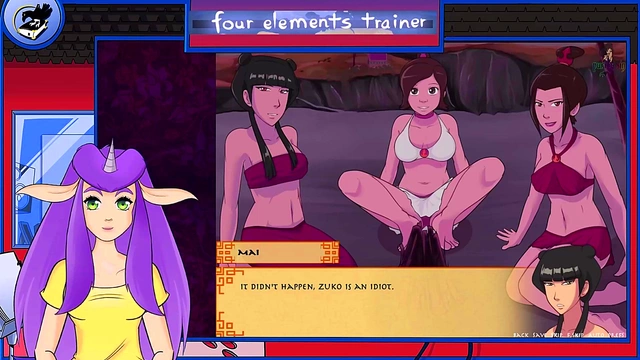 Hot Anime Brunette With Big Tits & Ass Trains Avatar for Steamy ASMR Action