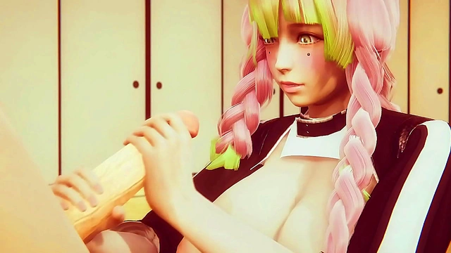 Mitsuri Kanroji from Demon Slayer – Big-Titted Teen Takes Hard 3D Anime Sex