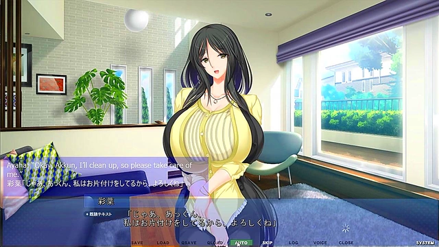 Stepbrother Seduction – Big-Titted Eroge Girl Gives Handjob in School Bathroom Voyeur Scene