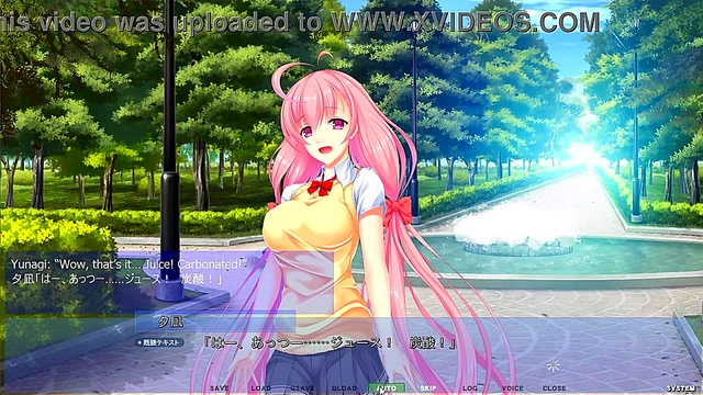 Stepbrother Seduction – Big-Titted Eroge Girl Gives Handjob in School Bathroom Voyeur Scene