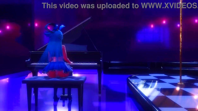 Konosuba Girls Aqua, Darkness, Wiz, Megumin Seduce in Steamy Pole Dance Scene