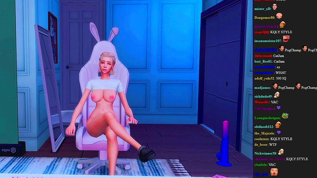 Stupid Streamer’s Hard Anal Toy Session Turns Into Hot 3D Hentai Sex Fest