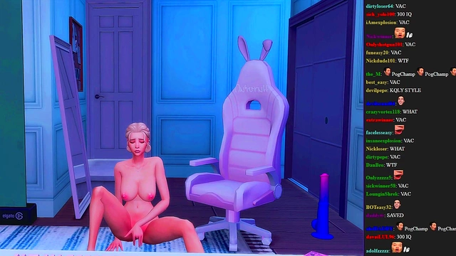 Stupid Streamer’s Hard Anal Toy Session Turns Into Hot 3D Hentai Sex Fest