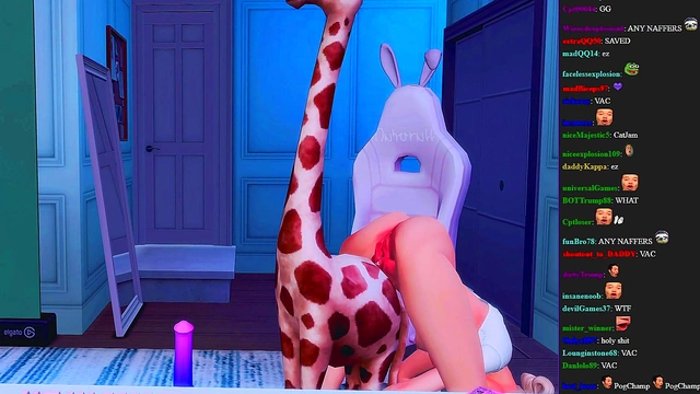 Stupid Streamer’s Hard Anal Toy Session Turns Into Hot 3D Hentai Sex Fest