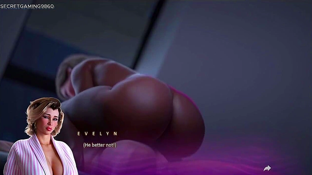 Caught by StepMom While Fucking Busty Milf Friend in Bed – 3D Hentai Game Action