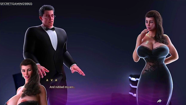 Caught by StepMom While Fucking Busty Milf Friend in Bed – 3D Hentai Game Action