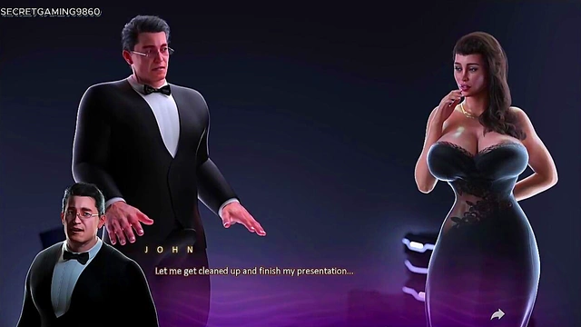 Caught by StepMom While Fucking Busty Milf Friend in Bed – 3D Hentai Game Action