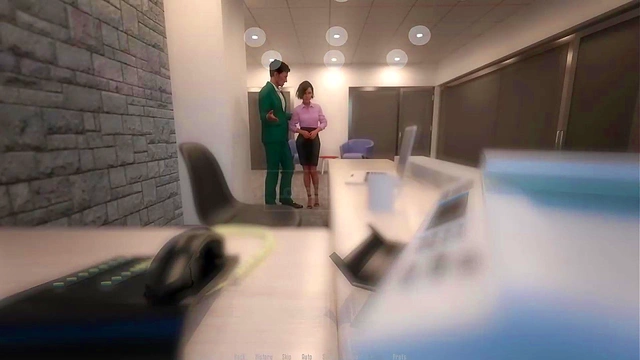 Horny Anita Forced Into Office Pleasure During Anime Internship