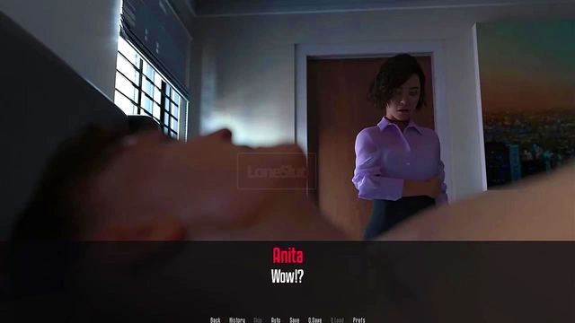 Horny Anita Forced Into Office Pleasure During Anime Internship