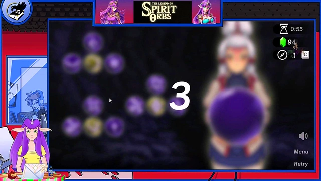 Blonde V-Tuber Squirts & Cums in Legendary Anime Adventure