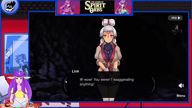 Blonde V-Tuber Squirts & Cums in Legendary Anime Adventure