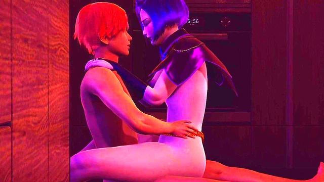 Raven Sucks Big Dick in Uncensored 3D Anime Teen Titans Hentai Scene