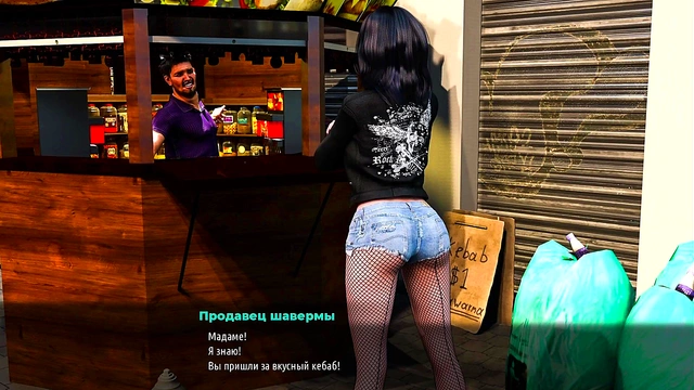 Hentai Fashionista Shows Off Tits in Alley for Sexy Gameplay Action