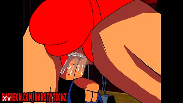 Hentai Hero Robin Gets Fingered By Villain Bane In Animated Yaoi Scene