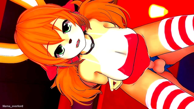 Hot Anime Chick Seduces in Swimsuit for Uncensored Bed Action