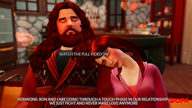 Hermione’s Night Visit to Hagrid Caught by Ron Ends in Steamy Anime Betrayal Scene