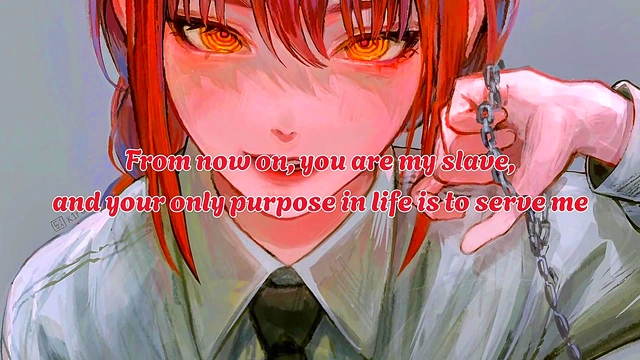 Makima's JOI Femdom Training – Slave Humiliation & Foot Worship