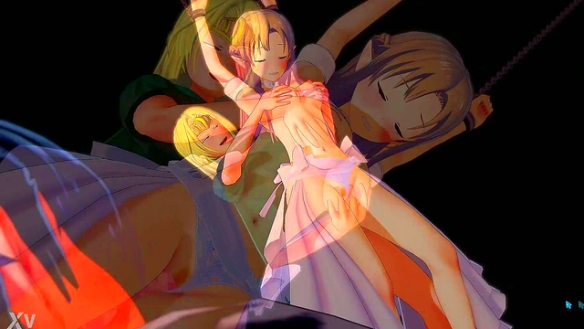 Asuna's Cuckold Fantasy Unleashed in Steamy 3D Hentai Anime Scene