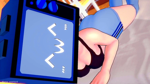 TV Woman Gets Hot in Sports Clothes for Skibidi Fun & Seduction