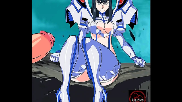 Cute Anime Parody – Satsuki From Kill La Kill Gets naughty In Cartoony Action