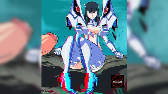 Cute Anime Parody – Satsuki From Kill La Kill Gets naughty In Cartoony Action