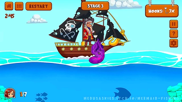 Cute Mermaid Seduces Pirate Crew In Erotic Anime Adventure