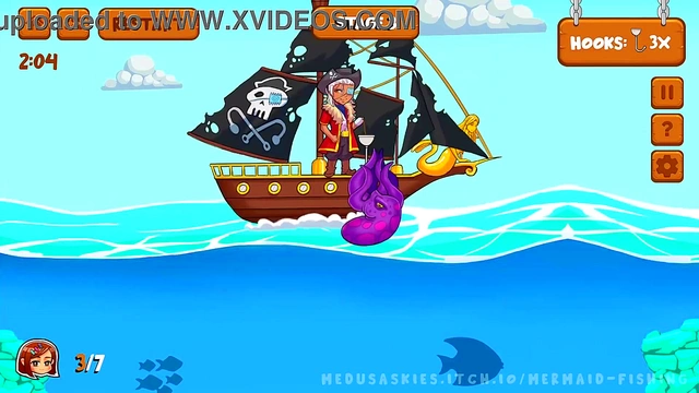 Cute Mermaid Seduces Pirate Crew In Erotic Anime Adventure