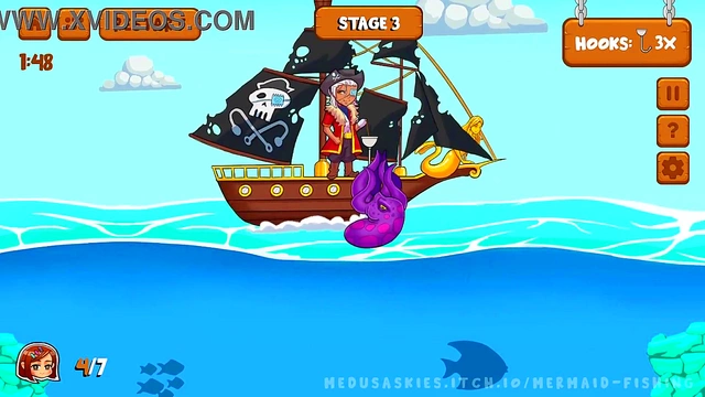 Cute Mermaid Seduces Pirate Crew In Erotic Anime Adventure