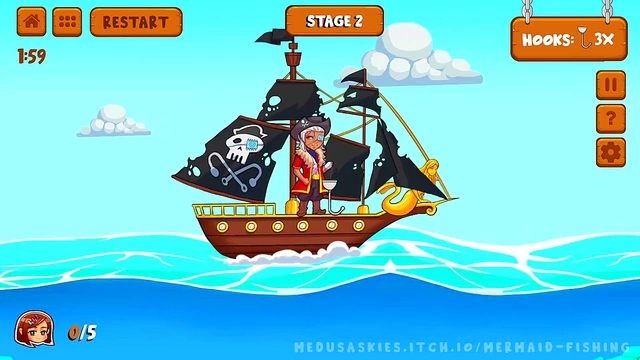 Cute Mermaid Seduces Pirate Crew In Erotic Anime Adventure