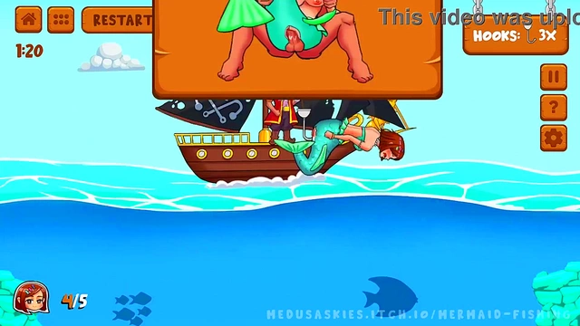 Cute Mermaid Seduces Pirate Crew In Erotic Anime Adventure