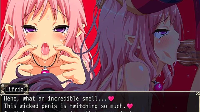 Horny Lifria Scene – Naughty Anime Chick Gets Wild In Game World