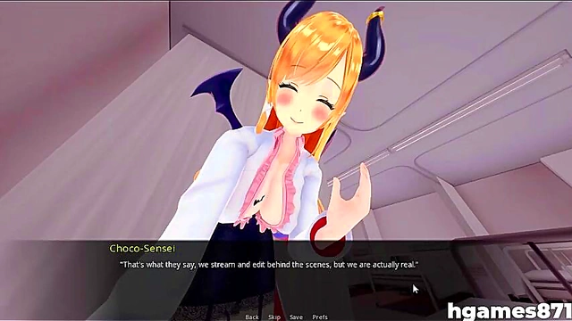 Busty Succubus Tempts You In This HoloLewd Hentai Game Adventure